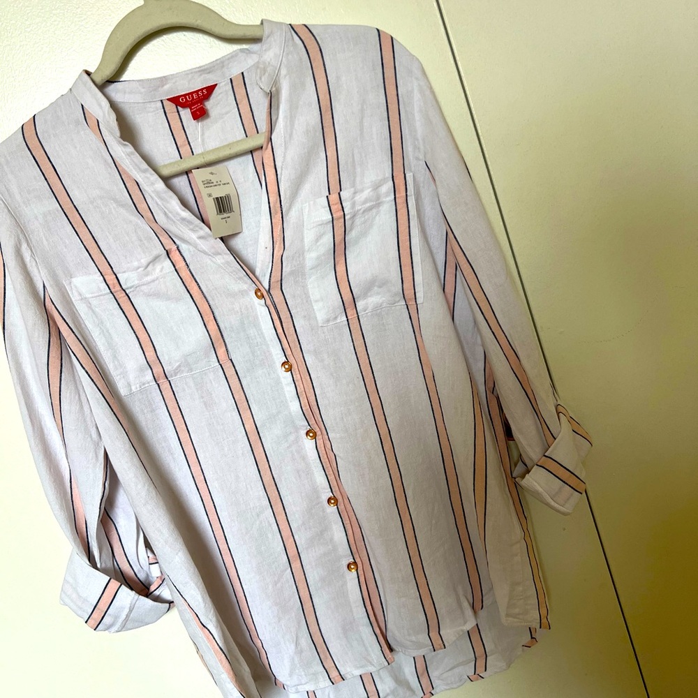 Guess Button Down Top